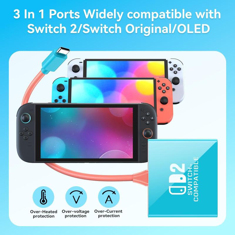 TV Dock Klipdasse Switch 2 para Nintendo Switch 2 (2025) - Switch